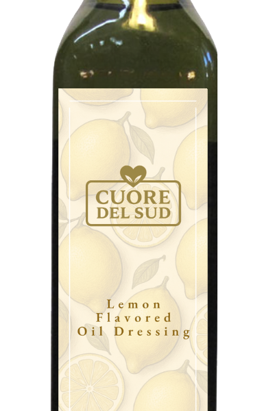 Olio di oliva aromatizzato al limone